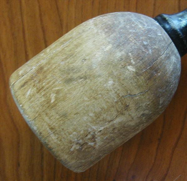 Antique Wood Wooden Potato Masher Black Handle Antique Wood Wooden Potato Masher Black Handle