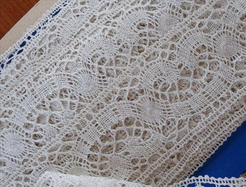 French Bobbin Lace Yardage Unused Vintage to Antique French Bobbin Lace Yardage Unused Vintage to Antique