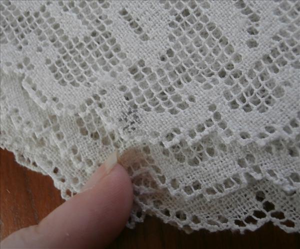 Filet Lace Finger Bowl Doilies Set 11 Roses Vintage c.1920 Filet Lace Finger Bowl Doilies Set 11 Roses Vintage c.1920