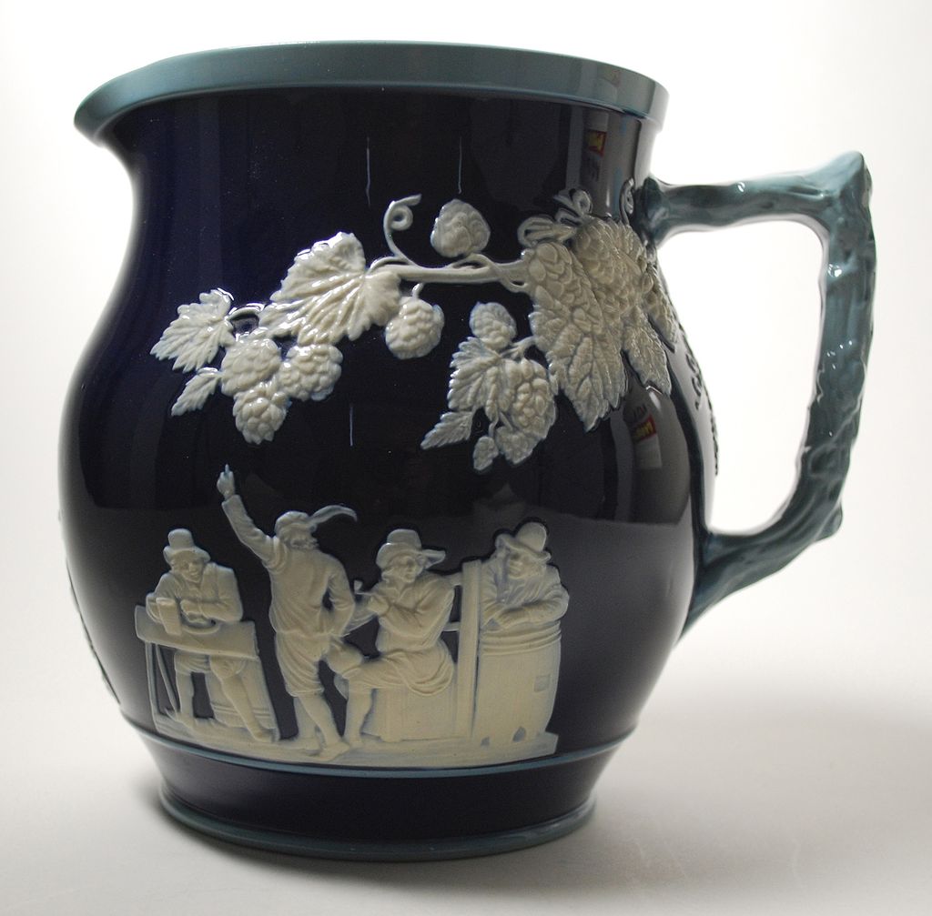Antique: Copeland Spode, English Pitcher, Earthenware Antique: Copeland Spode, English Pitcher, Earthenware