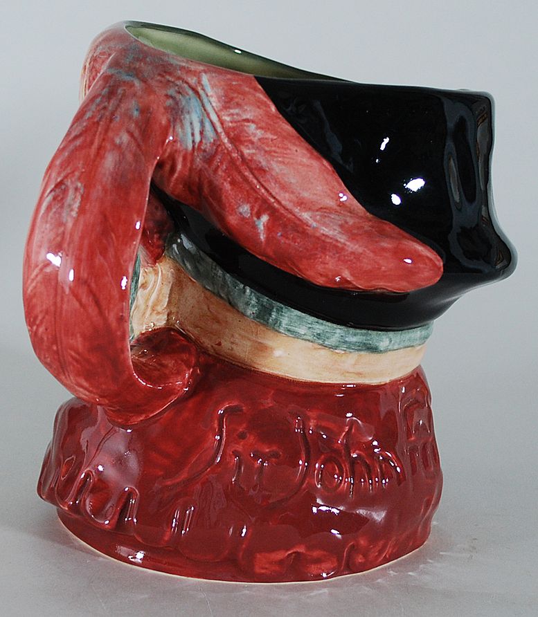 Porcelain Falstaff Jug, 1949, Royal Doulton, Vintage Porcelain Falstaff Jug, 1949, Royal Doulton, Vintage
