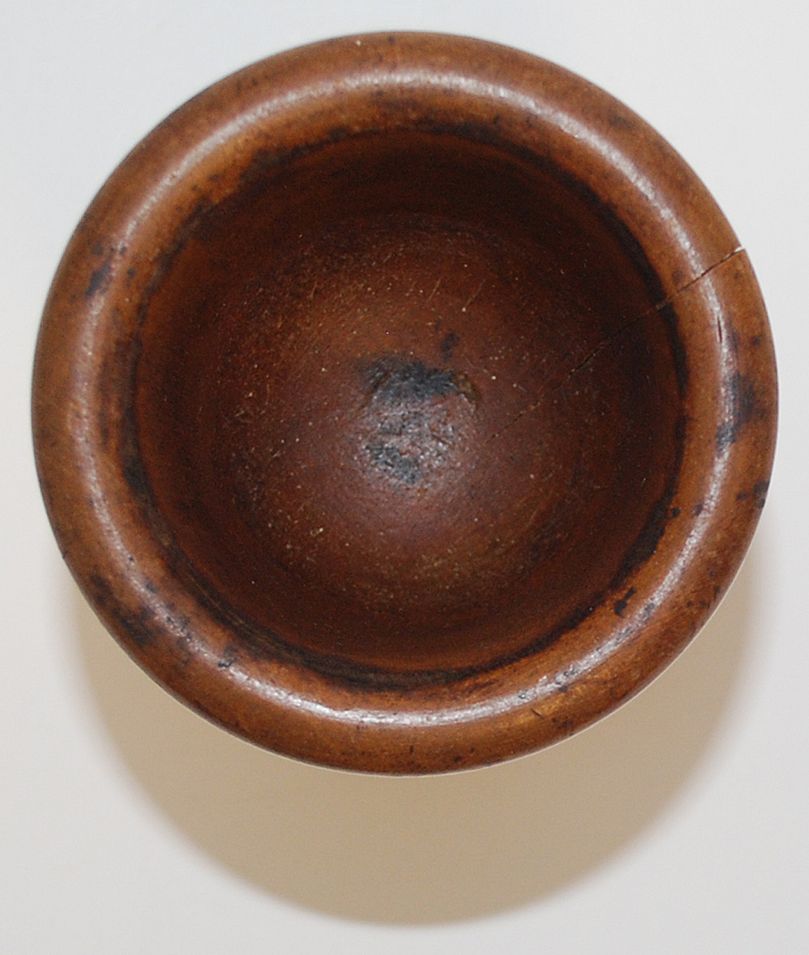 Antique Wooden Mortar & Pestle, Butternut Wood Antique Wooden Mortar & Pestle, Butternut Wood