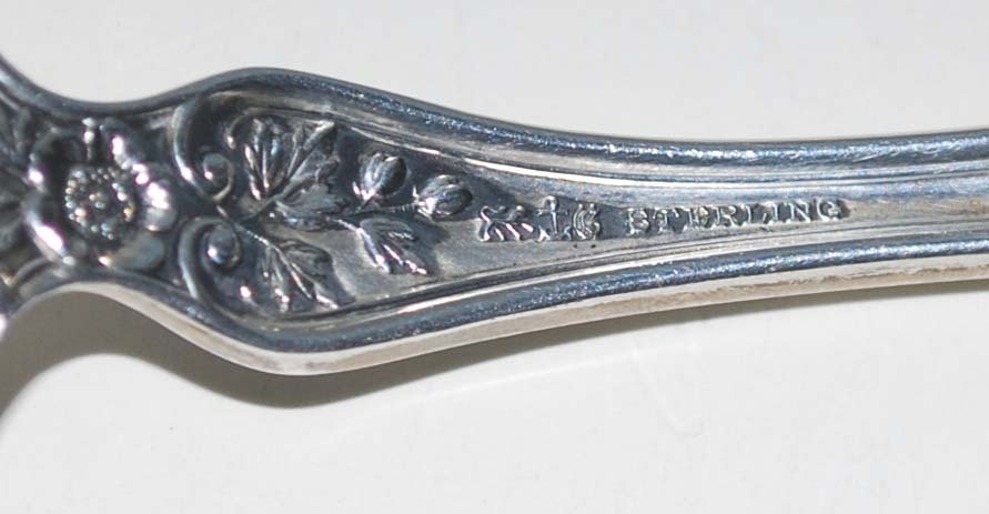 Antique Sterling Silver Cold Meat Fork, Buttercup, Gorham Antique Sterling Silver Cold Meat Fork, Buttercup, Gorham