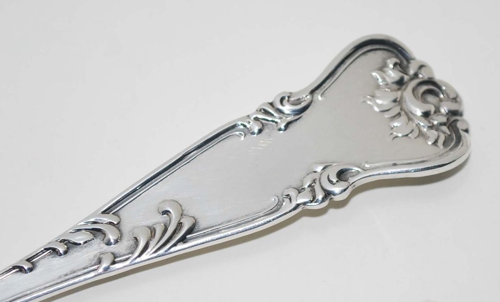 Antique Sterling Silver Mt. Vernon Serving Spoon, Argo Antique Sterling Silver Mt. Vernon Serving Spoon, Argo