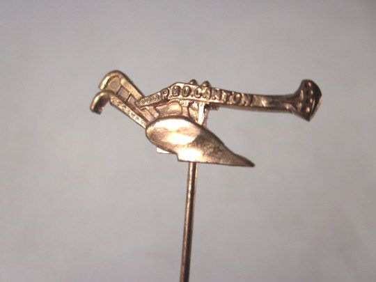 Early 'P.O. Canton' Plows Advertising Stickpin Early 'P.O. Canton' Plows Advertising Stickpin