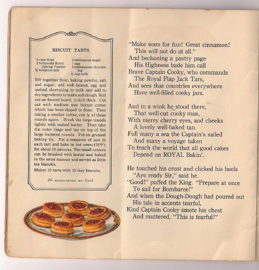 'The Comical Cruises of Captain Cooky' Royal Baking Powder 1926 Child's Story and Cookbook 'The Comical Cruises of Captain Cooky' Royal Baking Powder 1926 Child's Story and Cookbook