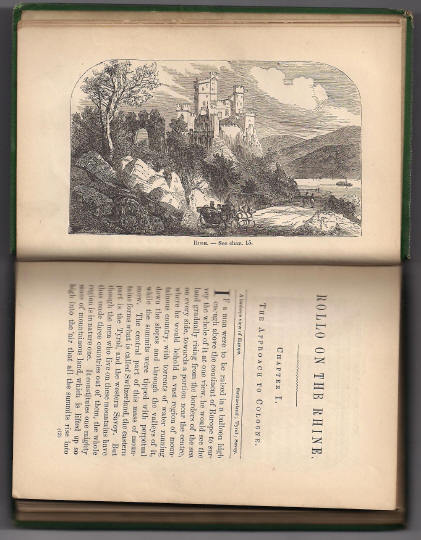 'Rollo's Tour in Europe - Rollo on the Rhine' Hard Back Book 'Rollo's Tour in Europe - Rollo on the Rhine' Hard Back Book