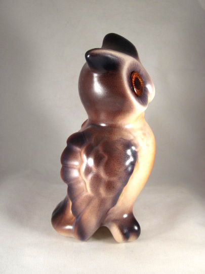 Roselane California Pottery Owl MCM Roselane California Pottery Owl MCM