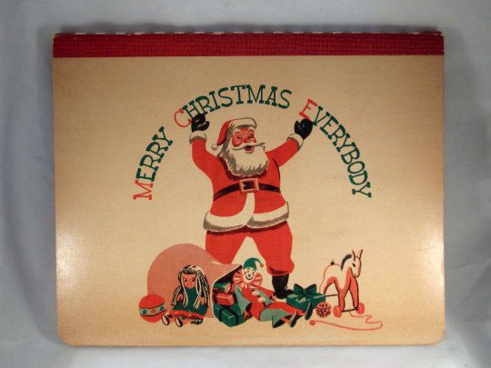 'Christmas Time in Action' Pop Up Book 1949 'Christmas Time in Action' Pop Up Book 1949