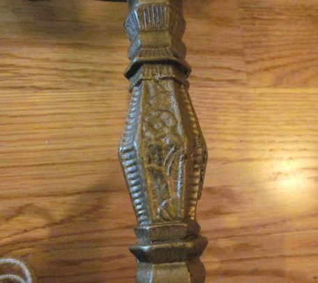 Art Deco Cast Iron Table Lamp Art Deco Cast Iron Table Lamp