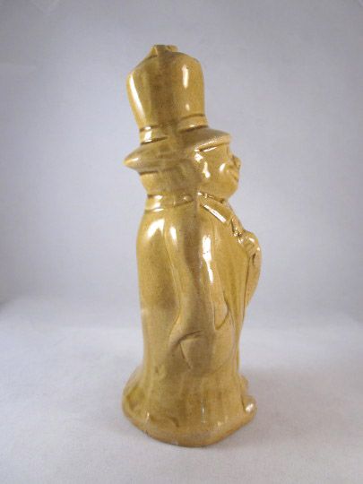 Figural Early Palmer Cox Brownie Pottery Bank HTF Figural Early Palmer Cox Brownie Pottery Bank HTF