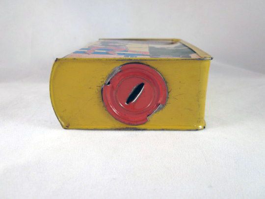 Tin Litho 'Book' Bank Simple Simon Tin Litho 'Book' Bank Simple Simon
