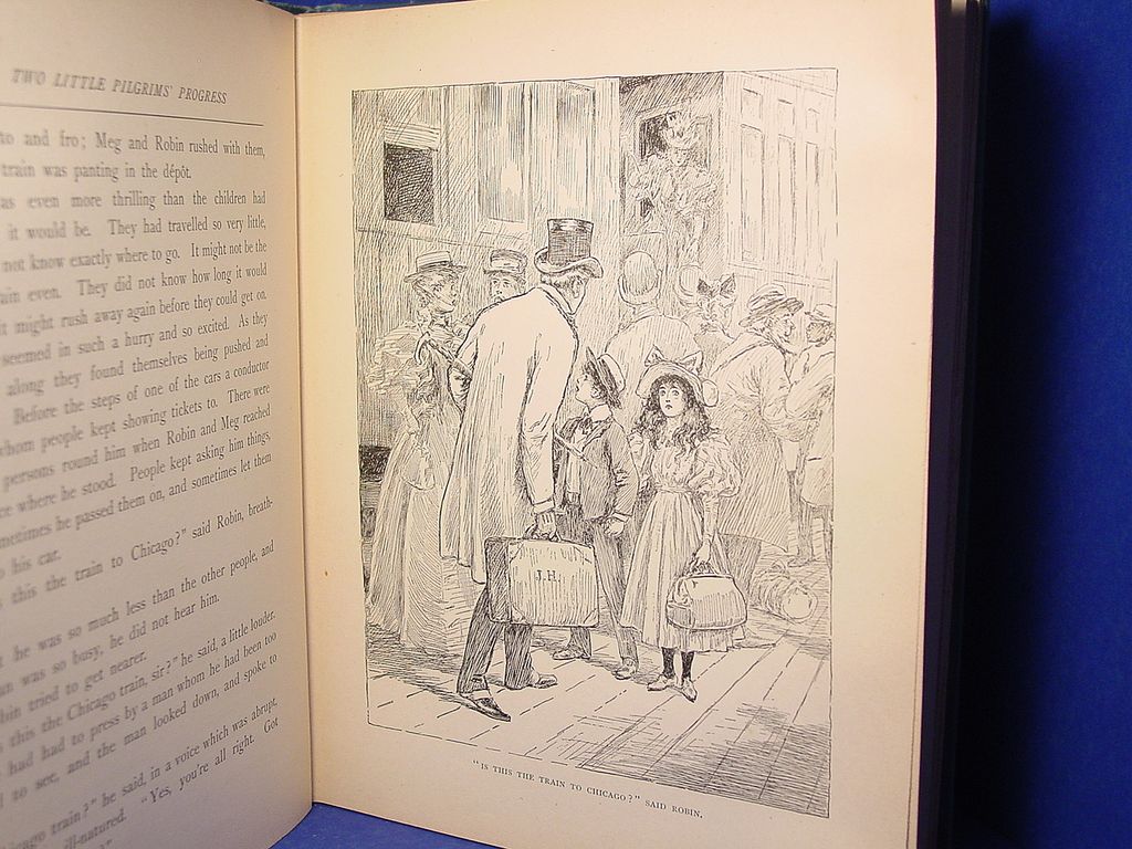 Two Little Pilgrim's Progress, Frances Hodgson Burnett, 1st Ed. Two Little Pilgrim's Progress, Frances Hodgson Burnett, 1st Ed.