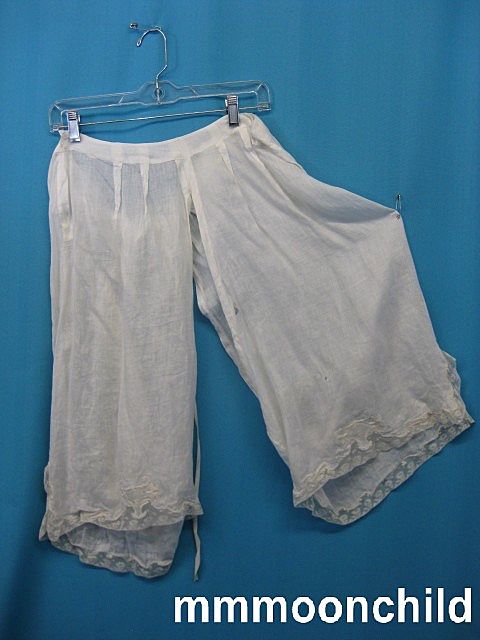 Antique pantaloons bloomers Civil War era Victorian figural Antique pantaloons bloomers Civil War era Victorian figural