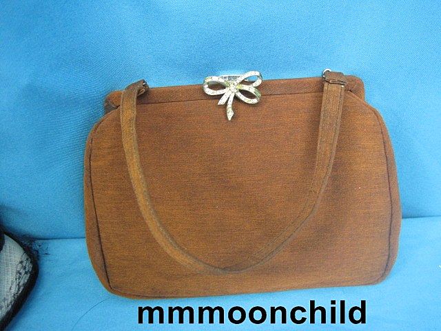 Vintage purse handbag evening bag 1930s Ingber faille Vintage purse handbag evening bag 1930s Ingber faille