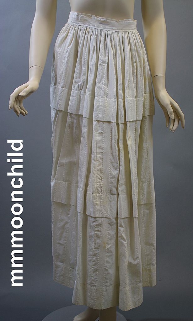 Antique petticoat Victorian era linen Antique petticoat Victorian era linen