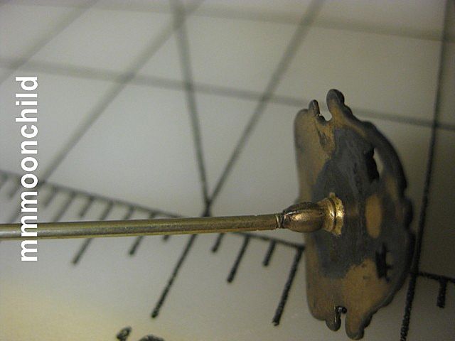 Antique hat pin Victorian era Vermont souvenir Antique hat pin Victorian era Vermont souvenir
