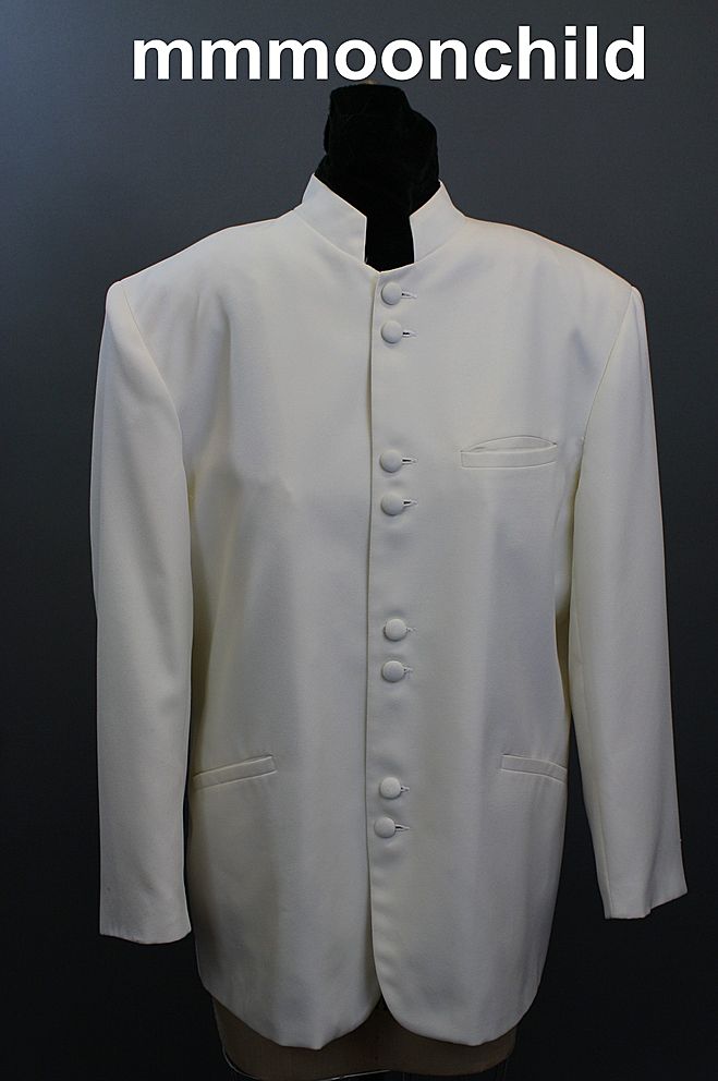 Vintage tuxedo jacket 1960s hippie nehru prince wedding 44R Vintage tuxedo jacket 1960s hippie nehru prince wedding 44R