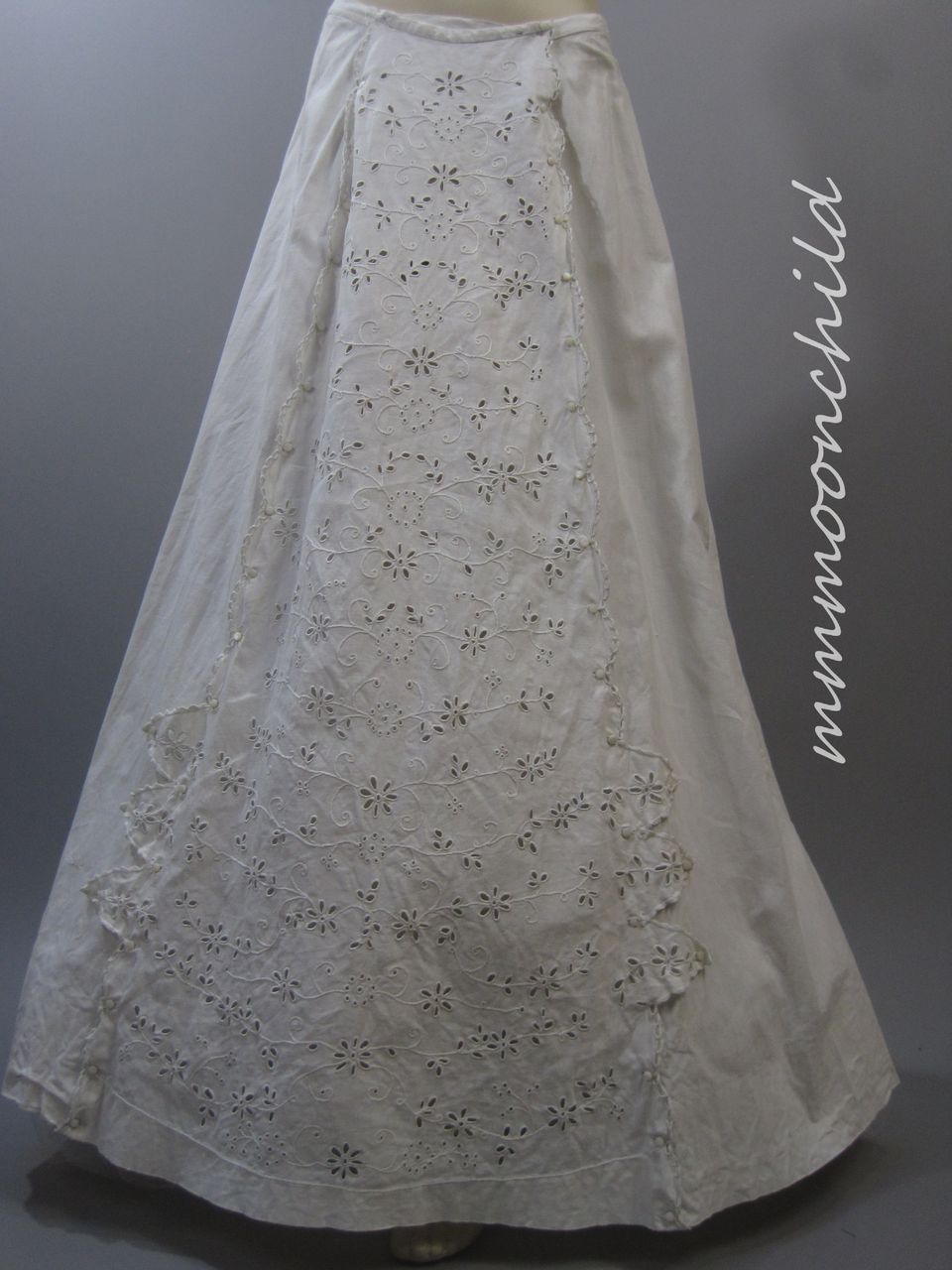 Antique Victorian lace Skirt HM13 Antique Victorian lace Skirt HM13