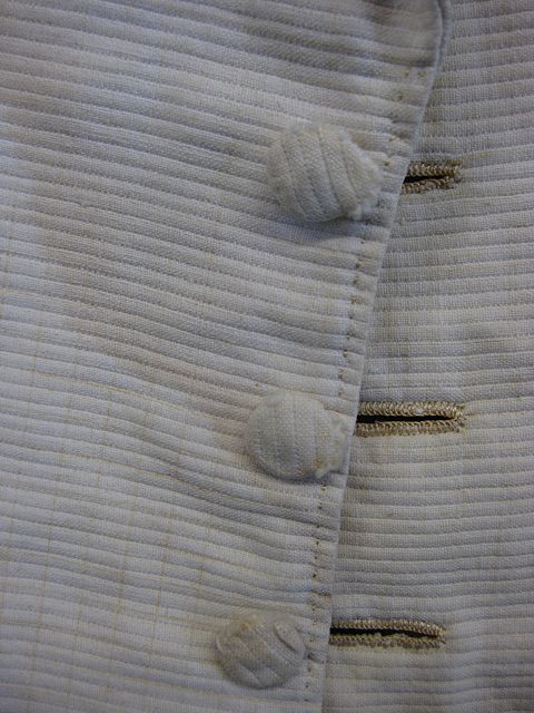 Early 19C antique mens vest waistcoat c 1820 Early 19C antique mens vest waistcoat c 1820