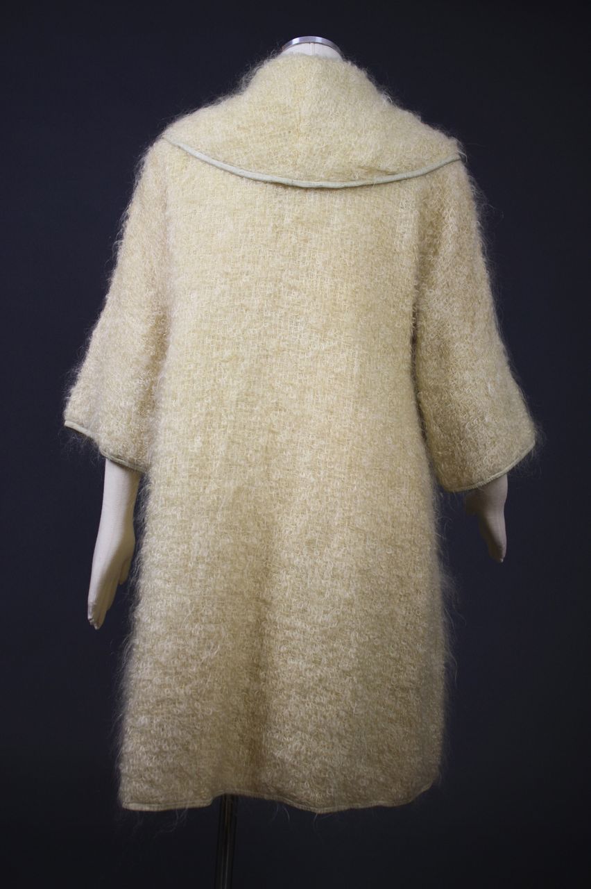 Vintage 60s coat Bonnie Cashin Sills & Co wool angora w buckles Vintage 60s coat Bonnie Cashin Sills & Co wool angora w buckles