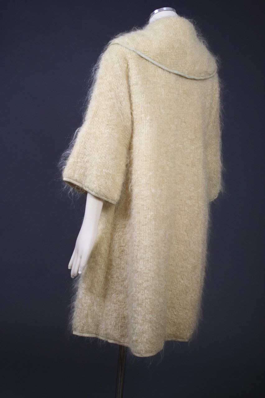 Vintage 60s coat Bonnie Cashin Sills & Co wool angora w buckles Vintage 60s coat Bonnie Cashin Sills & Co wool angora w buckles