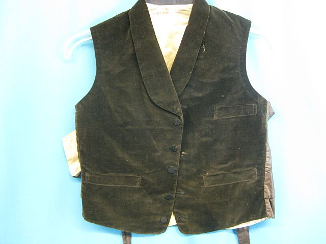 Antique waistcoat mens vest Civil War era Antique waistcoat mens vest Civil War era