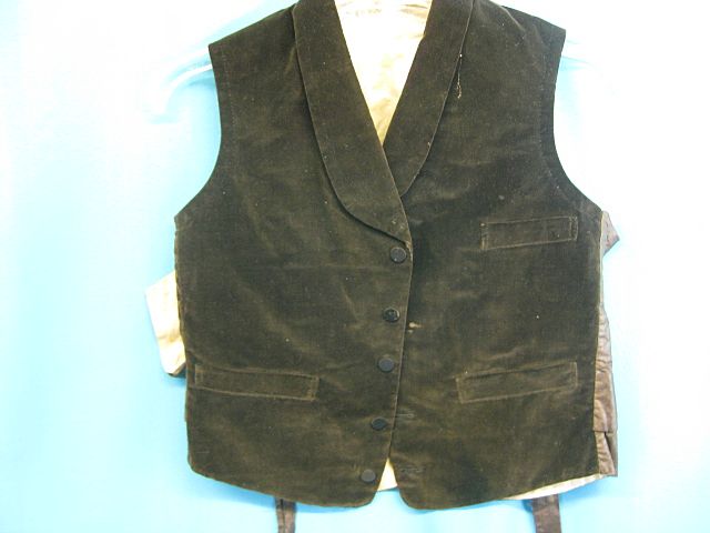 Antique waistcoat mens vest Civil War era Antique waistcoat mens vest Civil War era