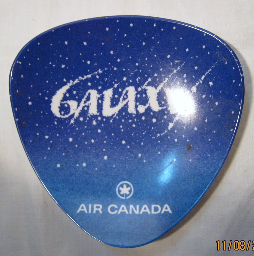 Air Canada Promotional Ashtray for The GALAXY Service - Circa 1969 Air Canada Promotional Ashtray for The GALAXY Service - Circa 1969