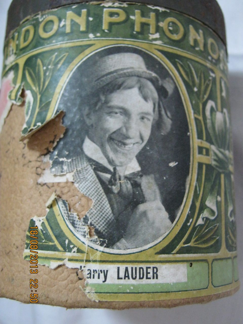 Pathe Freres London Phonographs Canister / Tin - Circa 1900-1910 Pathe Freres London Phonographs Canister / Tin - Circa 1900-1910