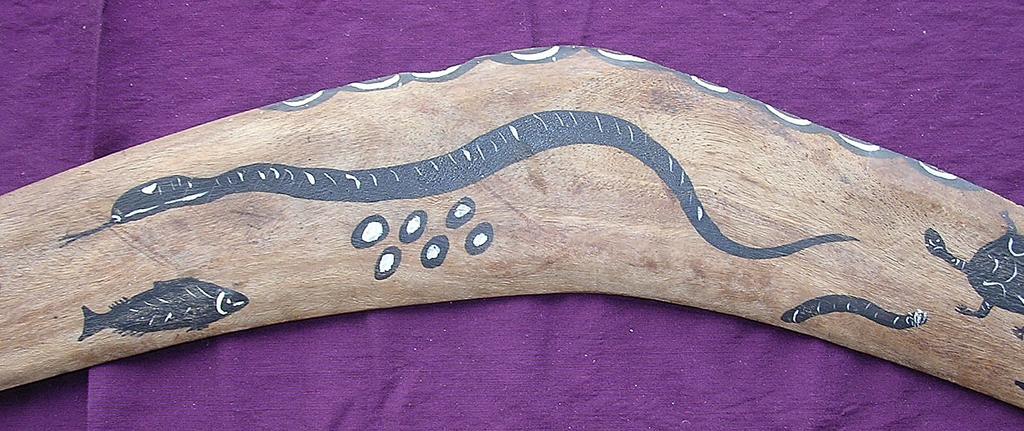 Vintage Australian Aboriginal Boomerang Vintage Australian Aboriginal Boomerang
