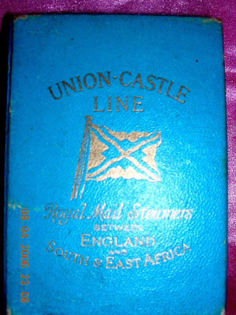 Vintage Union Castle Line Shipping Playing Cards Vintage Union Castle Line Shipping Playing Cards