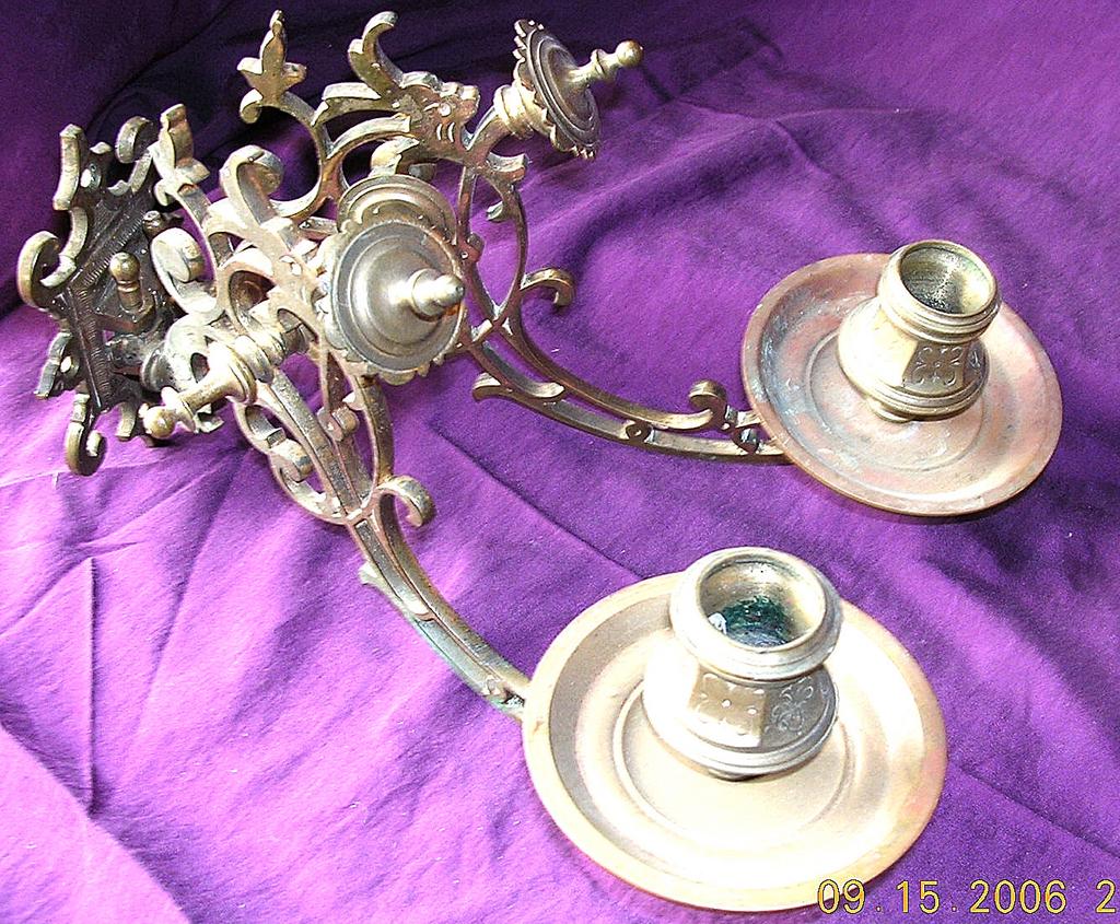Large Victorian "PHARO" Candle Sconce Large Victorian "PHARO" Candle Sconce