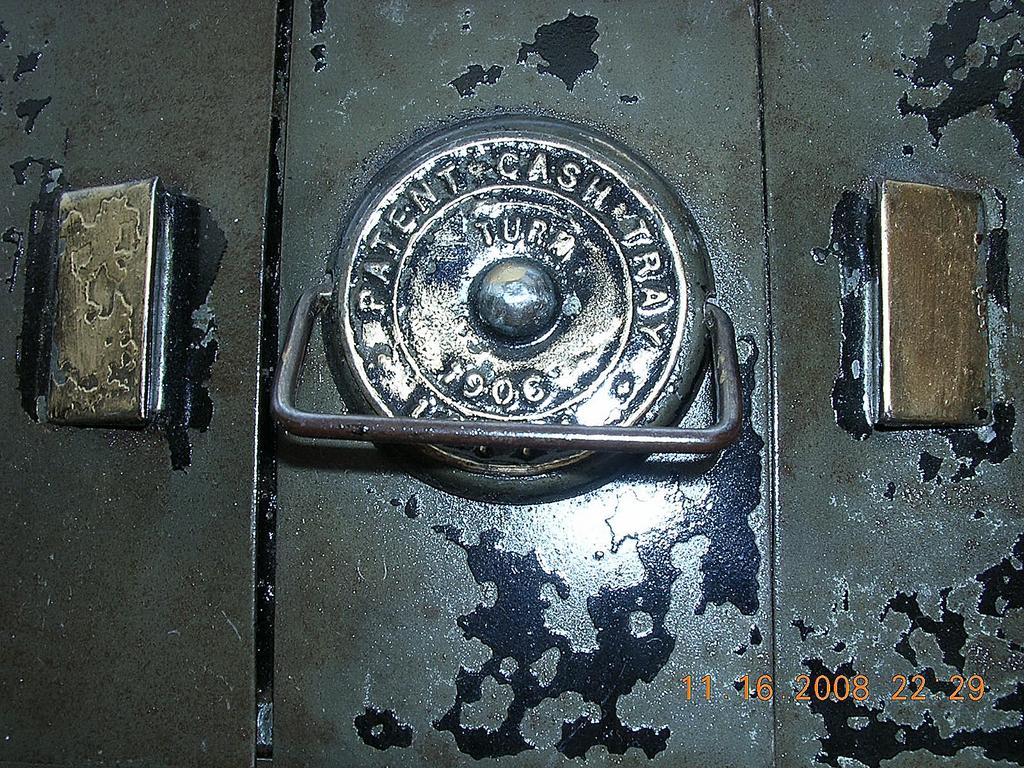 Edwardian Period 1906 Patent Tin Cash Tray Edwardian Period 1906 Patent Tin Cash Tray