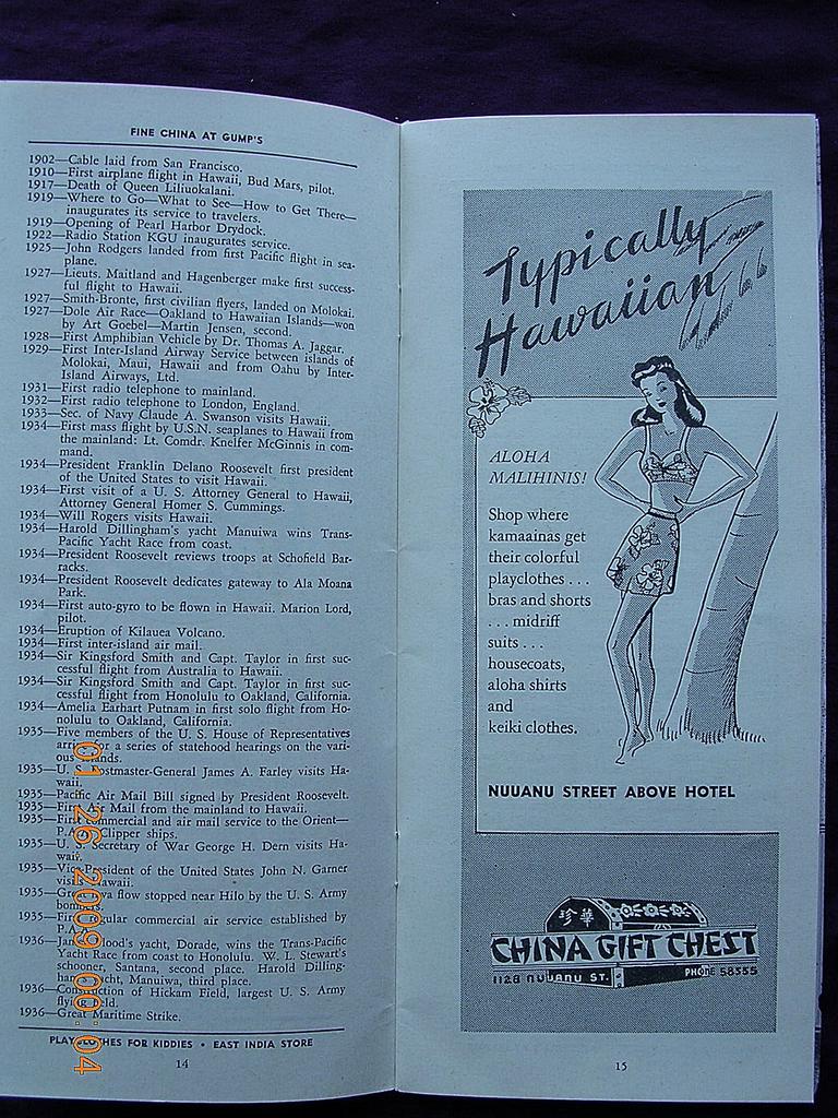 Vintage 1948 Honolulu Guide Vintage 1948 Honolulu Guide