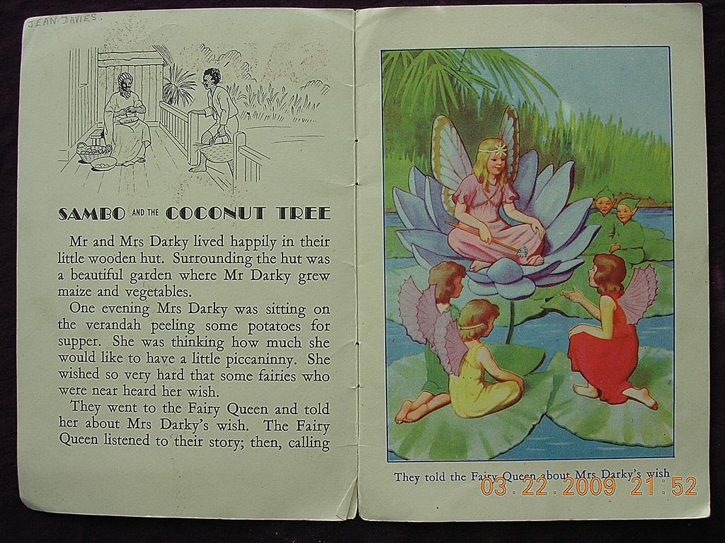 Vintage Negro Story SAMBO & The Coconut Tree Vintage Negro Story SAMBO & The Coconut Tree