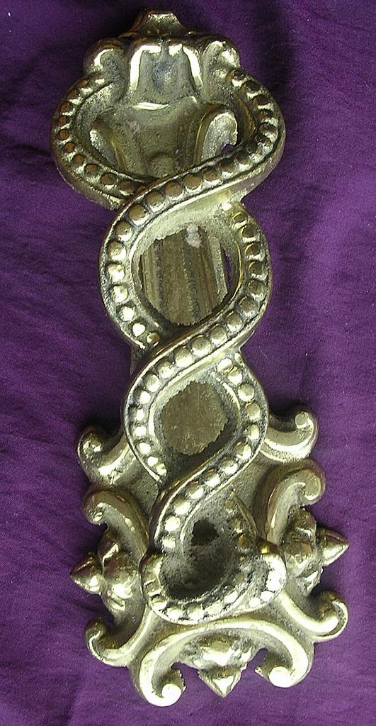 Victorian Period KENRICK & Sons Ornate Brass Door Knocker Victorian Period KENRICK & Sons Ornate Brass Door Knocker