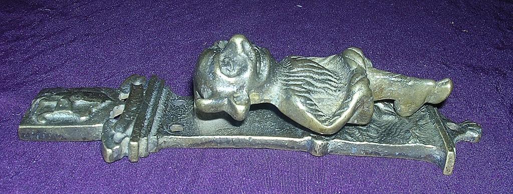 Old LINCOLN IMP Brass Door Knocker Old LINCOLN IMP Brass Door Knocker