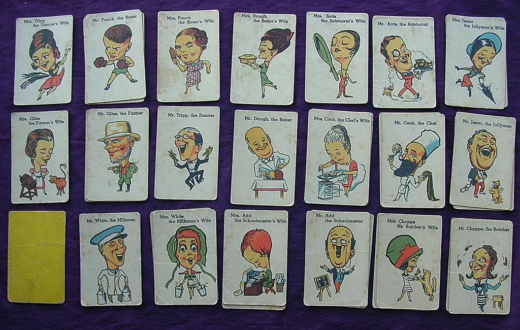 Edwardian Children's SNAP Playing Cards Edwardian Children's SNAP Playing Cards