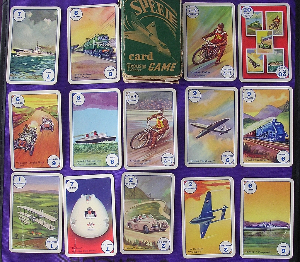 Vintage PEPYS Children's Playing Cards 'SPEED' Vintage PEPYS Children's Playing Cards 'SPEED'