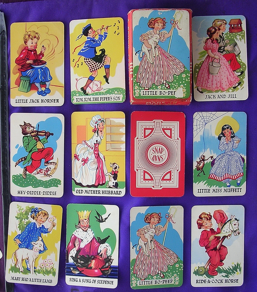 Vintage Set of Children's Playing Cards 'Little Bo Peep' Vintage Set of Children's Playing Cards 'Little Bo Peep'