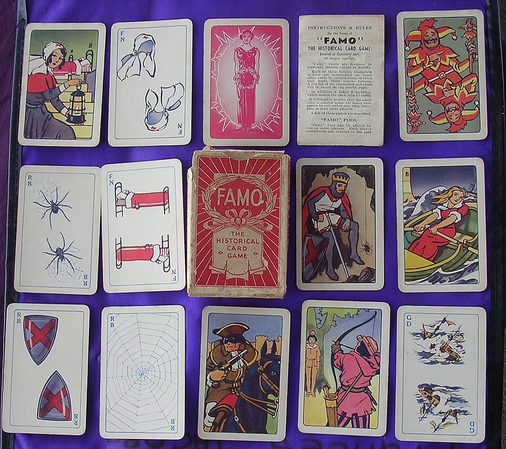 Vintage Pepys Children's Playing Cards Game 'FAMO' Vintage Pepys Children's Playing Cards Game 'FAMO'