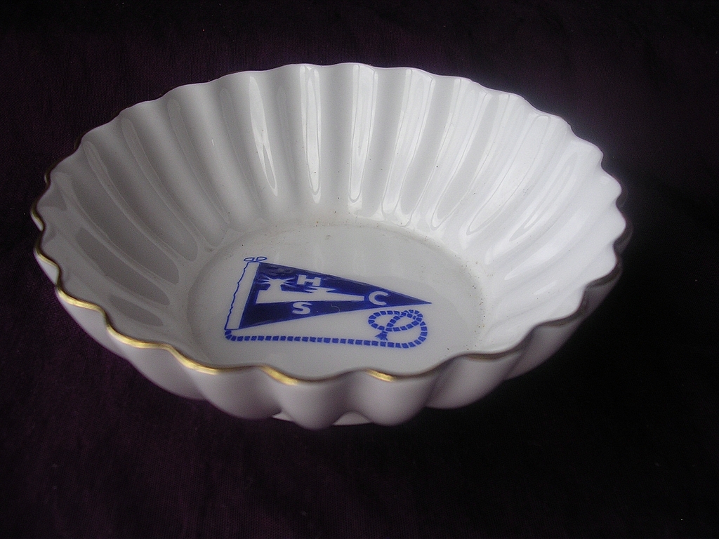 Vintage 'Clyde Shipping Company' Shelley Porcelain Butter Dish Vintage 'Clyde Shipping Company' Shelley Porcelain Butter Dish