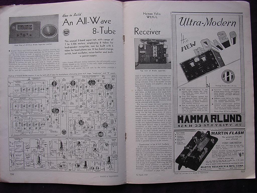 Radio & Television Magazine April 1939 Radio & Television Magazine April 1939