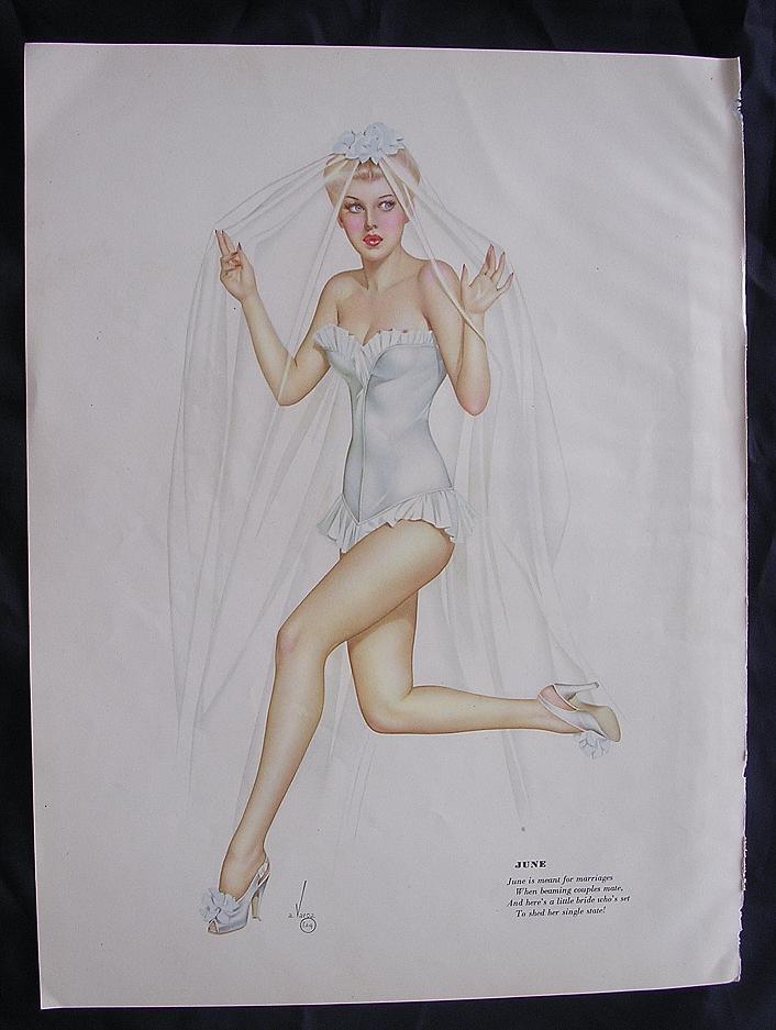 VARGA PIN-UP Girl - Esquire Magazine 1944 VARGA PIN-UP Girl - Esquire Magazine 1944