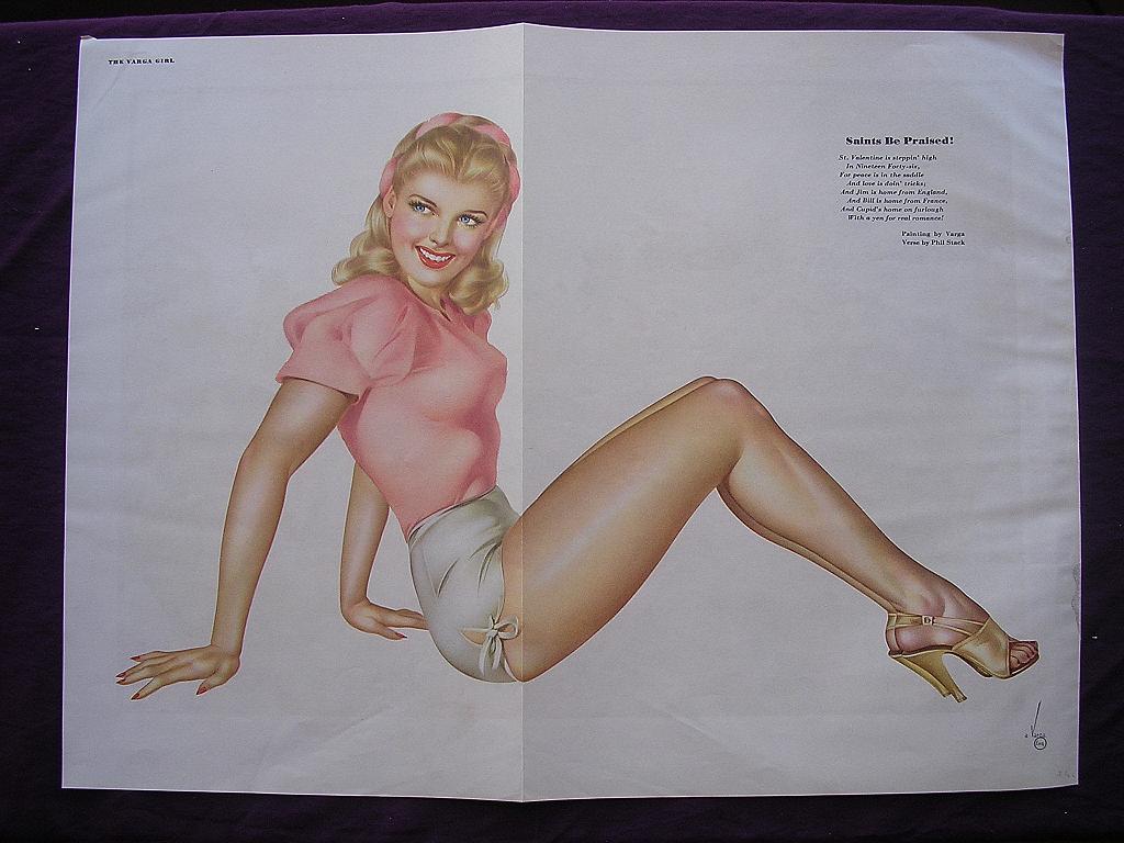 Esquire Magazine Double Page Spread From February 1946 Esquire Magazine Double Page Spread From February 1946
