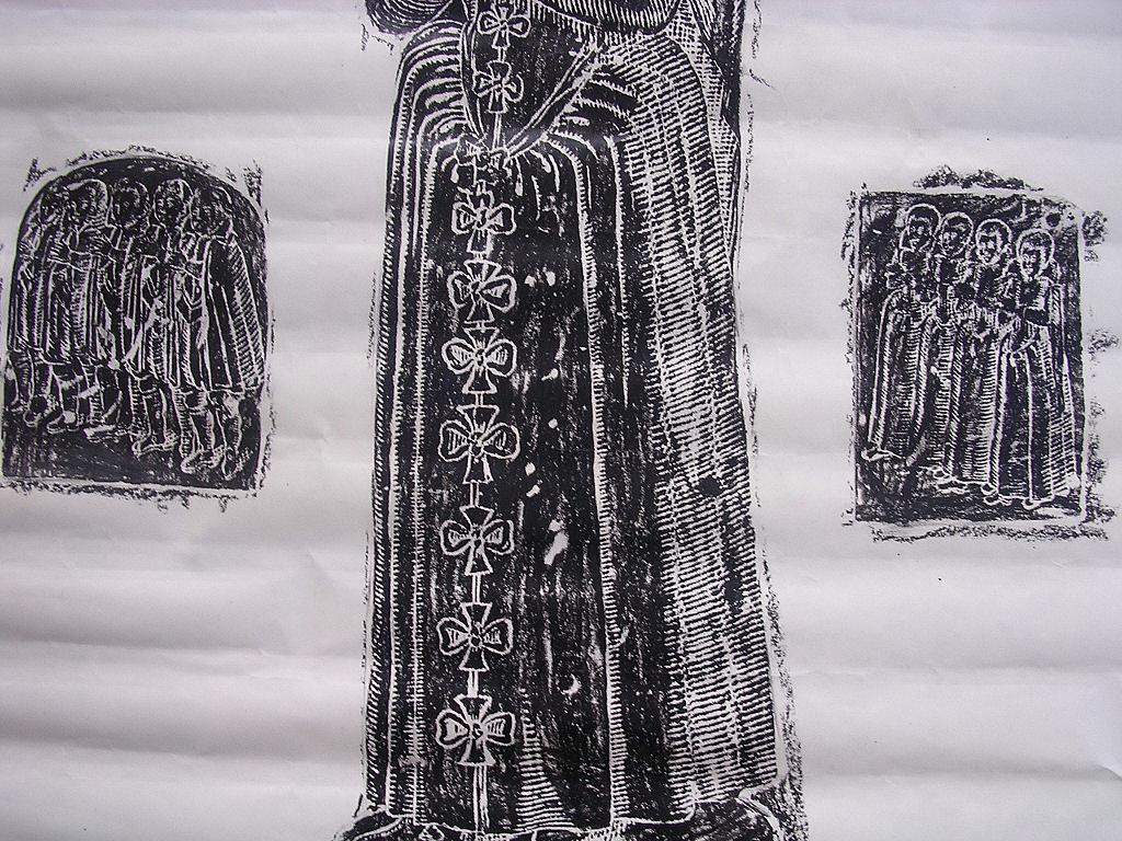 Lovely Old Brass Rubbing Of ELIZABETH -Wife of HENRY CRISPE Of Wroth -A Gentleman Lovely Old Brass Rubbing Of ELIZABETH -Wife of HENRY CRISPE Of Wroth -A Gentleman