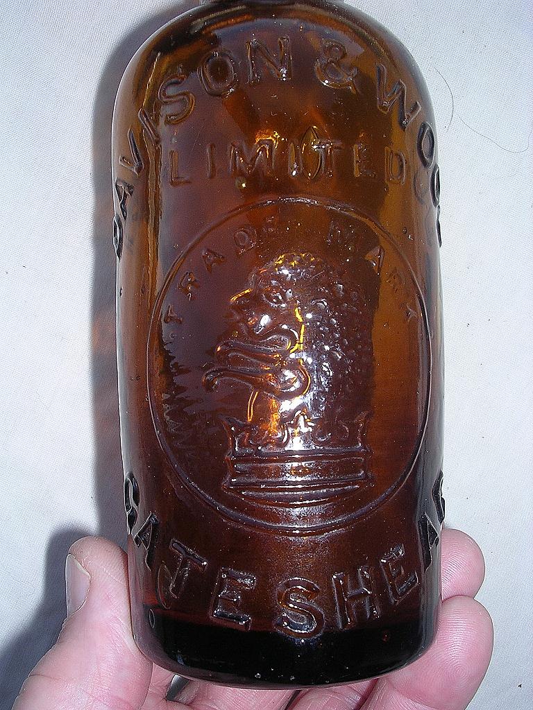 Davison & Wood Ltd Gateshead Beer Bottle Circa 1900 Davison & Wood Ltd Gateshead Beer Bottle Circa 1900