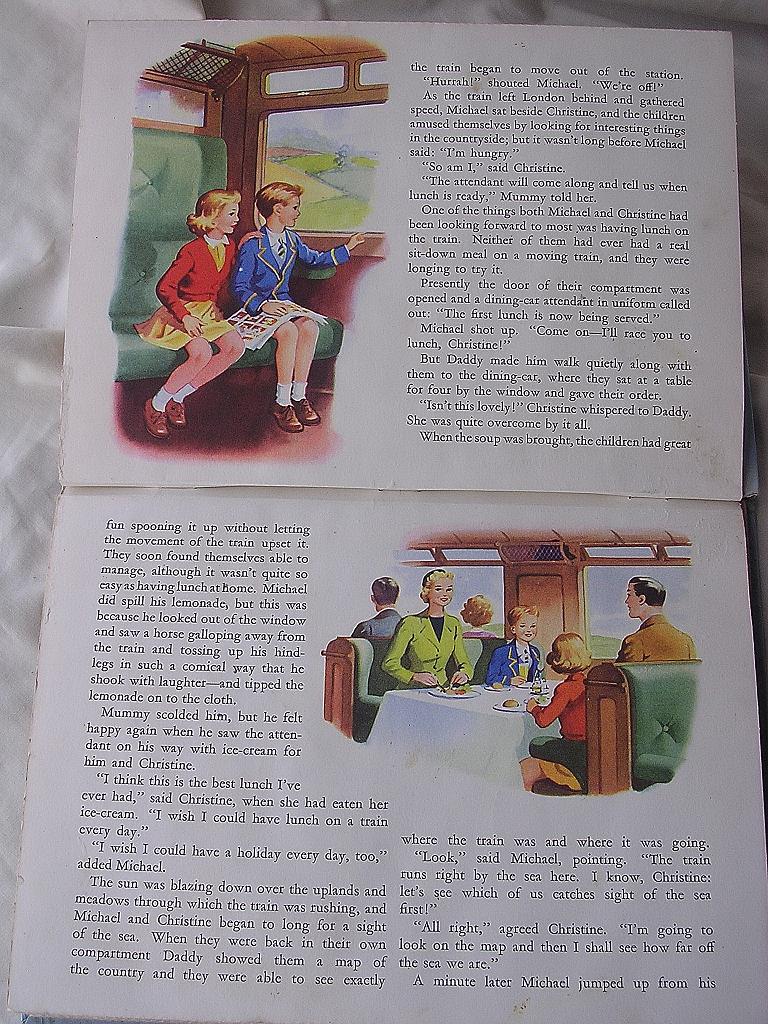 POP-UP Pictures of Holiday Trains Circa 1950 POP-UP Pictures of Holiday Trains Circa 1950