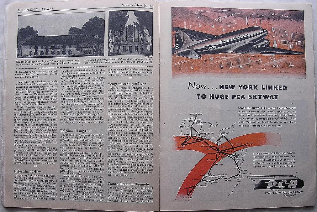 Canada Newsweek June 25, 1945 Canada Newsweek June 25, 1945